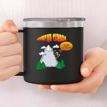 Discover Funny Rock Climbing 14oz Stainless Steel Tumblers