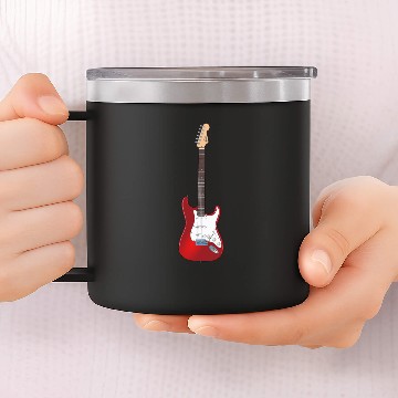Discover classic rock guitar 14oz Stainless Steel Tumblers