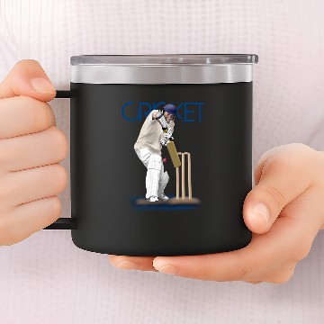 Discover cricket 14oz Stainless Steel Tumblers