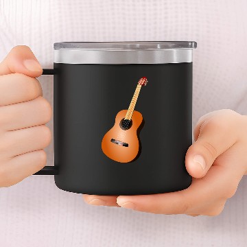 Discover classic guitar 14oz Stainless Steel Tumblers