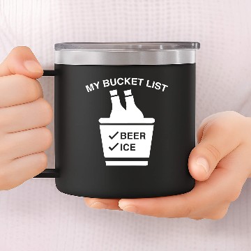 Discover My Bucket List 14oz Stainless Steel Tumblers