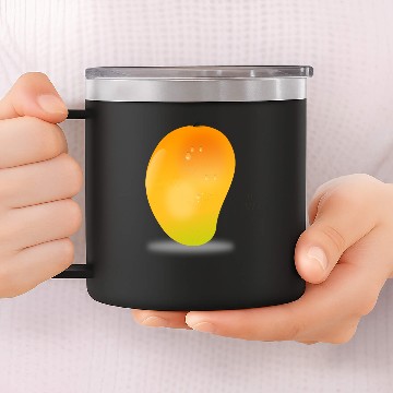 Discover mango fruit 14oz Stainless Steel Tumblers