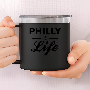 Discover Philly Is Life 14oz Stainless Steel Tumblers