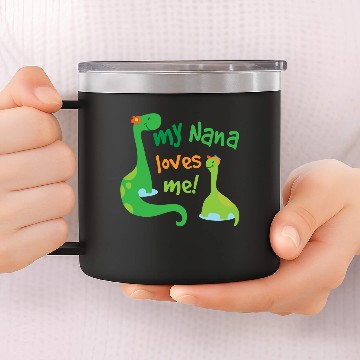 Discover My Nana Loves Me 14oz Stainless Steel Tumblers