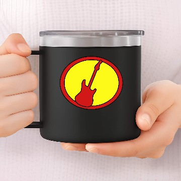 Discover Super, Hero, Heroine, Guitar Hero 14oz Stainless Steel Tumblers