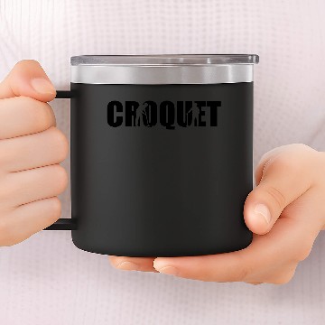 Discover Croquet 14oz Stainless Steel Tumblers