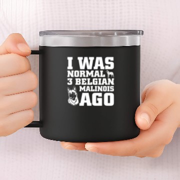Discover Belgian Malinois 14oz Stainless Steel Tumblers