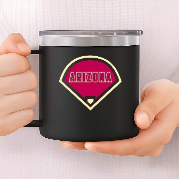 Discover Diamondbacks Baseball 14oz Stainless Steel Tumblers