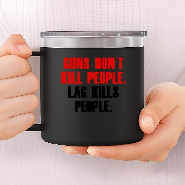 Discover Guns Don't Kill People 14oz Stainless Steel Tumblers