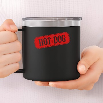 Discover Hot Dog 14oz Stainless Steel Tumblers