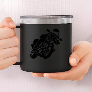 Discover Motorcycle 14oz Stainless Steel Tumblers