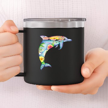 Discover dolphin 14oz Stainless Steel Tumblers