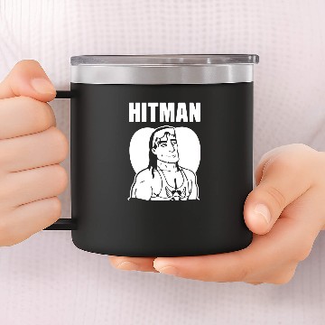 Discover Hitman Hart Funny 14oz Stainless Steel Tumblers