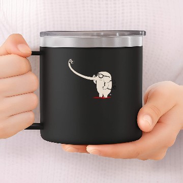 Discover Lonely Traveller 14oz Stainless Steel Tumblers