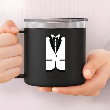 Discover Tuxedo 14oz Stainless Steel Tumblers