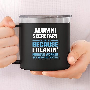 Discover Alumni Secretary 14oz Stainless Steel Tumblers