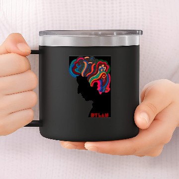 Discover Bob Dylan icon 14oz Stainless Steel Tumblers