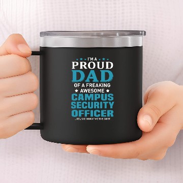 Discover Campus Security Officer 14oz Stainless Steel Tumblers