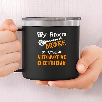Discover Automotive Electrician 14oz Stainless Steel Tumblers