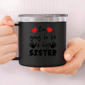Discover big sister 14oz Stainless Steel Tumblers