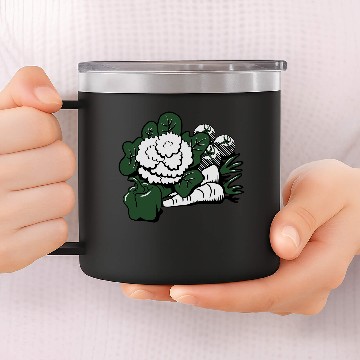 Discover vegetable cauliflower 14oz Stainless Steel Tumblers
