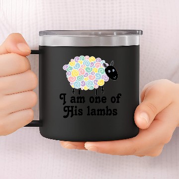 Discover Christian Religious Lamb Kids 14oz Stainless Steel Tumblers