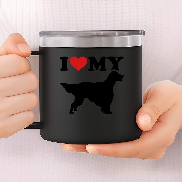 Discover English Setter 14oz Stainless Steel Tumblers