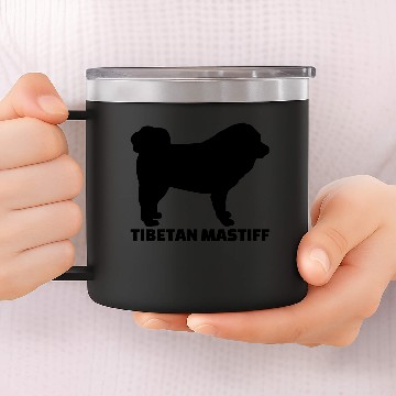 Discover Tibetan Mastiff 14oz Stainless Steel Tumblers