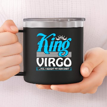 Discover King Virgo 14oz Stainless Steel Tumblers