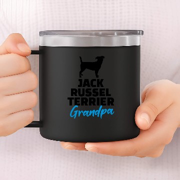 Discover Jack Russell 14oz Stainless Steel Tumblers
