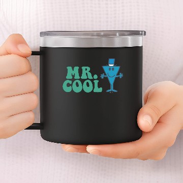 Discover Mr. Cool | Logo Design 14oz Stainless Steel Tumblers