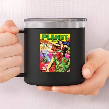 Discover 1940's SCI FI PLANET COMICS 14oz Stainless Steel Tumblers