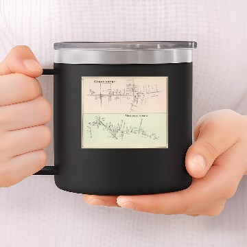 Discover Shrewsbury Middletown, New Jersey 14oz Stainless Steel Tumblers