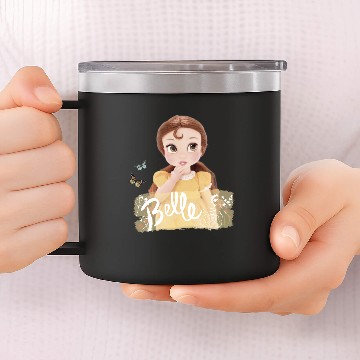Discover Princess Belle Portrait Baseball Jackets 14oz Stainless Steel Tumblers