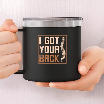 Discover Chiropractor I Got Your Back 14oz Stainless Steel Tumblers