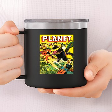 Discover 1940's PLANET COMICS SCI FI 14oz Stainless Steel Tumblers