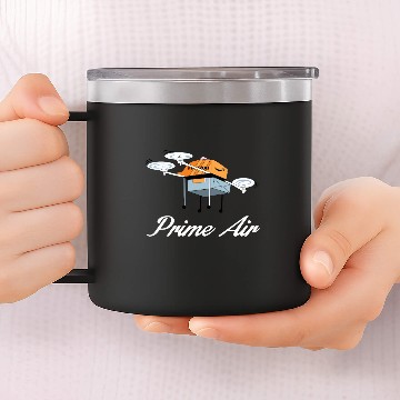 Discover Amazon Prime Air Stock Market 14oz Stainless Steel Tumblers