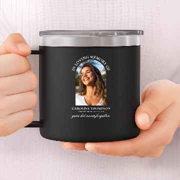 Discover In Loving Memory Arch Photo 14oz Stainless Steel Tumblers