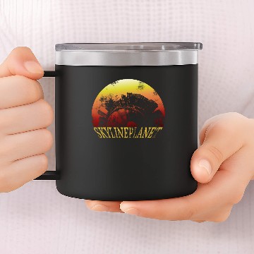 Discover skyline planet 14oz Stainless Steel Tumblers