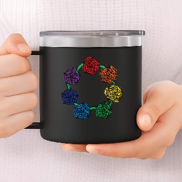 Discover Order of the Rose - Pride 14oz Stainless Steel Tumblers