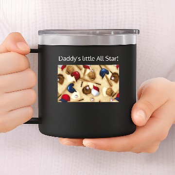 Discover Daddy's All Star  / sleeper 14oz Stainless Steel Tumblers