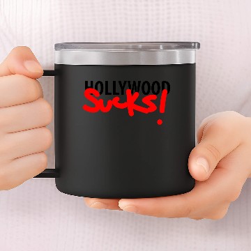 Discover HOLLYWOOD SUCKS 14oz Stainless Steel Tumblers