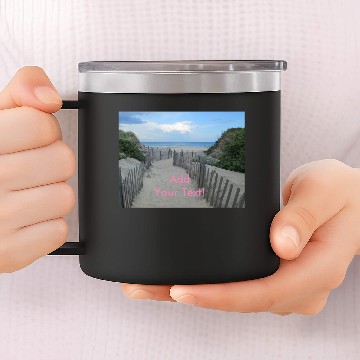Discover Sand Dunes Block Island 14oz Stainless Steel Tumblers