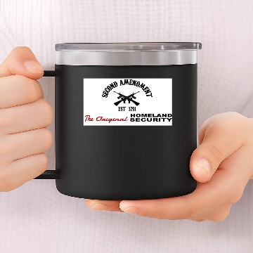 Discover PRO GUN: ORIGINAL HOMELAND SECURITY 2nd AMENDMENT 14oz Stainless Steel Tumblers