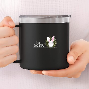 Discover Easter Gift Happy Easter Easter Bunny Sleeveless 14oz Stainless Steel Tumblers