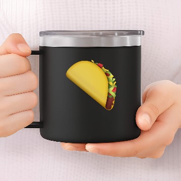 Discover Taco - Emoji 14oz Stainless Steel Tumblers