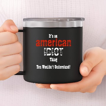 Discover American Idiot Hooded Sweat 14oz Stainless Steel Tumblers
