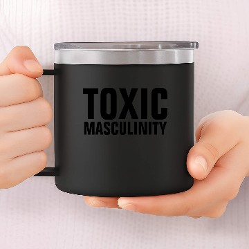 Discover TOXIC MASCULINITY Men's Funny s 14oz Stainless Steel Tumblers