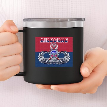Discover Fearless 82nd Airborne Division 14oz Stainless Steel Tumblers