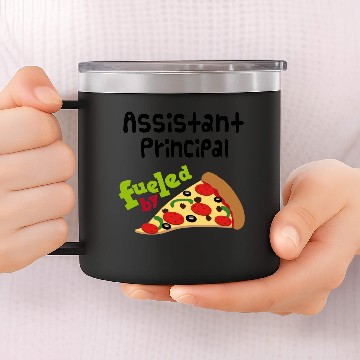 Discover Assistant Principal (Funny) Pizza 14oz Stainless Steel Tumblers
